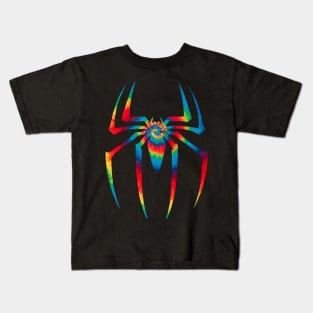 Tie Dyed Spider Kids T-Shirt